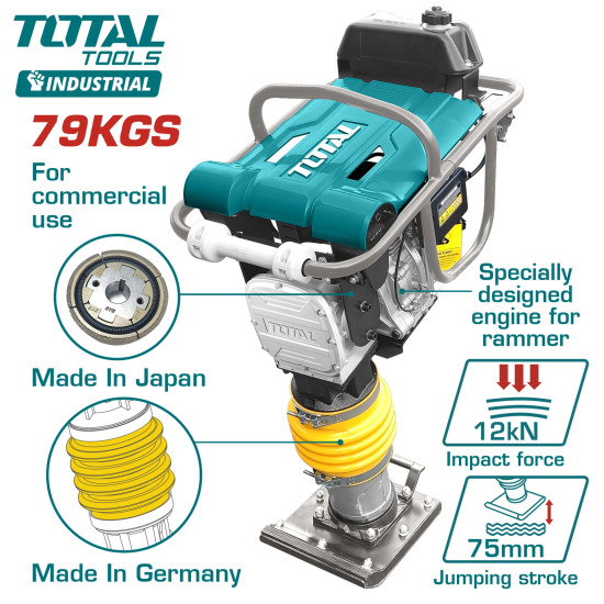 Бензиновый Tрамбовщик TOTAL TPS890 Бензиновый Tрамбовщик TOTAL TPS890