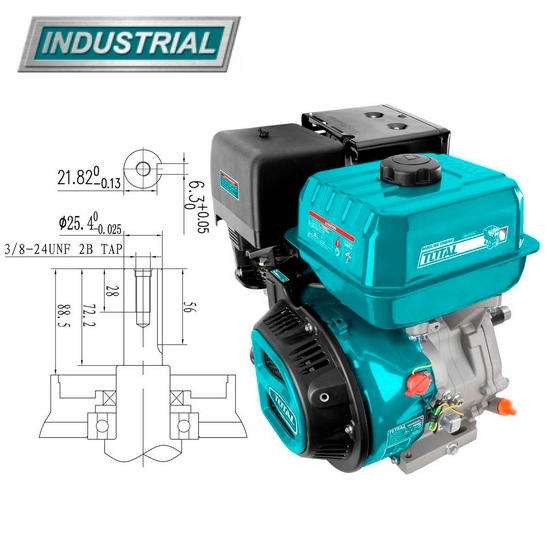 Бензиновый двигатель TOTAL TGEN1881 Бензиновый двигатель TOTAL TGEN1881