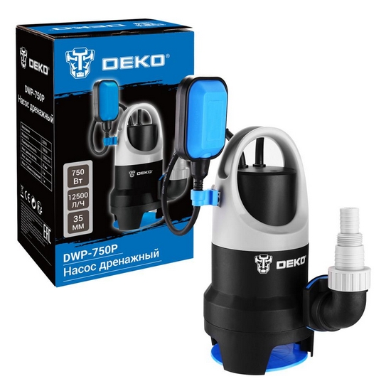 Насос дренажный DEKO DWP-750P Насос дренажный DEKO DWP-750P