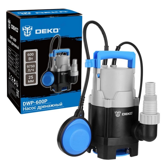 Насос дренажный DEKO DWP-600P Насос дренажный DEKO DWP-600P