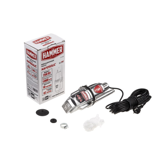 Насос погружной вибрационный Hammer NAP250UC(10) Насос погружной вибрационный Hammer NAP250UC(10)