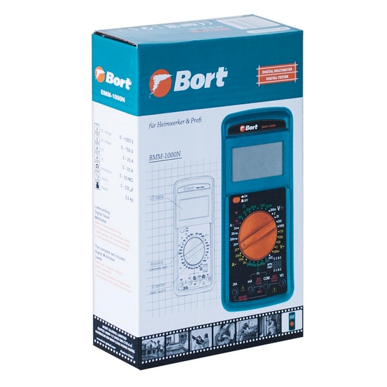 Мультиметр цифровой Bort BMM-1000N
