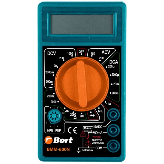 Мультиметр цифровой Bort BMM-600N Мультиметр цифровой Bort BMM-600N