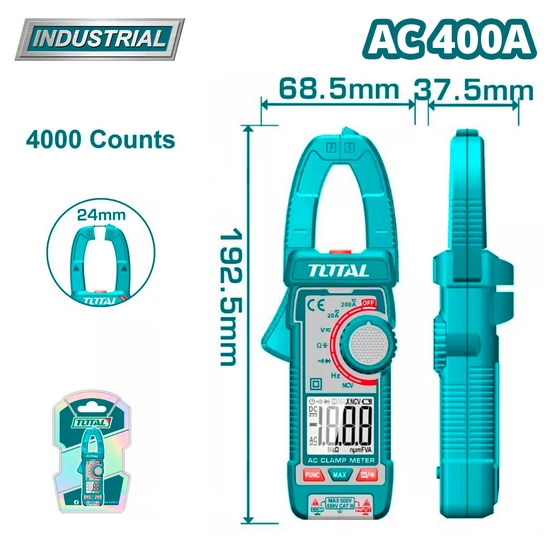Токовые клещи TOTAL TMT762001