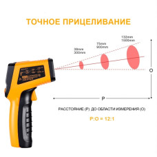 Пирометр инфракрасный DEKO CWQ02