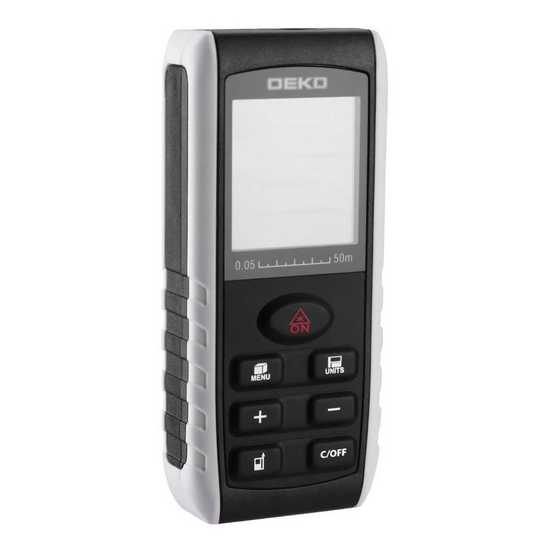 Дальномер лазерный с угломером DEKO GLP-50
