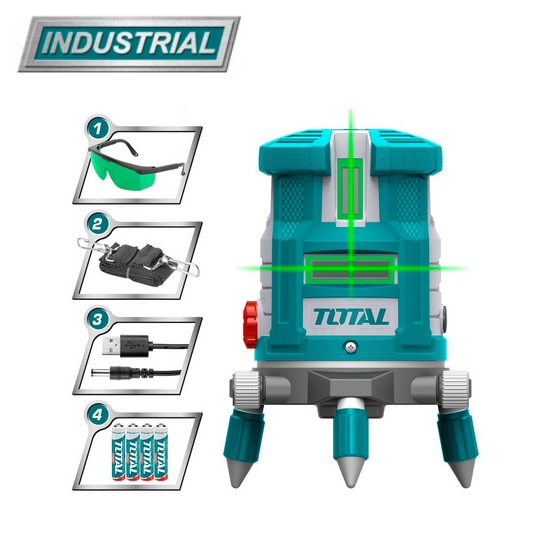 Уровень лазерный TOTAL TLL305205 Уровень лазерный TOTAL TLL305205