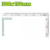 Угольник 300х150мм YLLU DTSR4330 Угольник 300х150мм YLLU DTSR4330