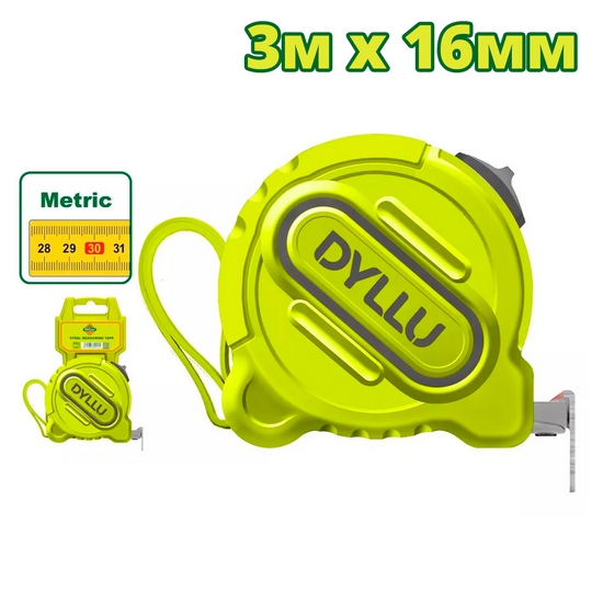 Рулетка 3 м х 16 мм DYLLU DTMT1210M Рулетка 3 м х 16 мм DYLLU DTMT1210M