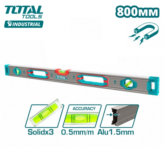 Уровень магнитный 800 мм TOTAL TMT28028M