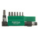 Набор бит "TORX" 1/4" Т10-Т40 30мм 8шт TOPTUL