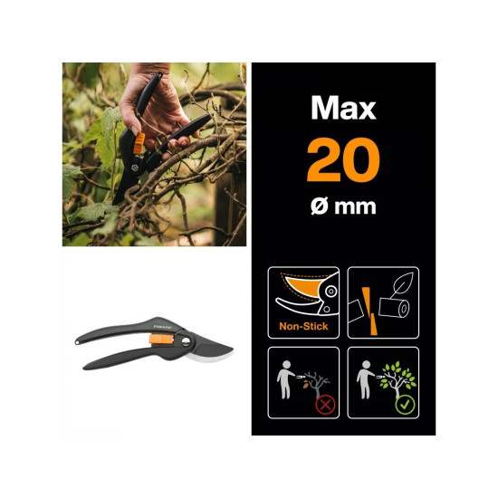 Секатор плоскостной FISKARS Single Step Секатор плоскостной FISKARS Single Step