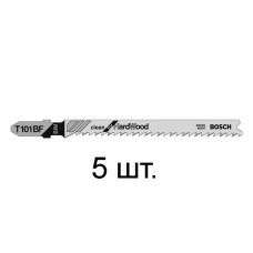 Пилка лобз. по дереву/ламинату T101BF (5 шт.) BOSCH