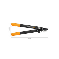 Сучкорез плоскостной L70 FISKARS PowerGear с загнутыми лезвиями малый