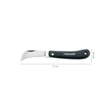 Нож садовый изогнутый для прививок FISKARS