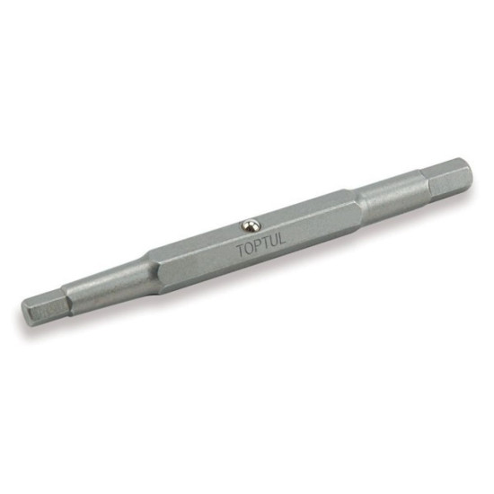 Насадка двухсторонняя шестигр.2.5mm/3mm 75мм TOPTUL Насадка двухсторонняя шестигр.2.5mm/3mm 75мм TOPTUL