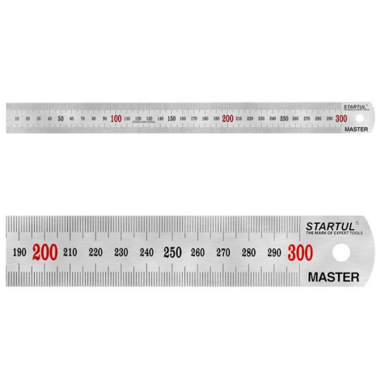 Линейка измерительная 300мм STARTUL MASTER (ST3500-030) (быт.) Линейка измерительная 300мм STARTUL MASTER (ST3500-030) (быт.)