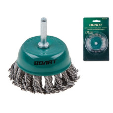 Щетка д/дрели "чашка" косич. 50мм ВОЛАТ