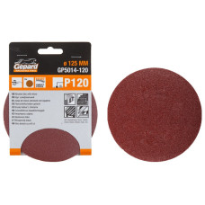 Шлифлист 125мм круг Р60 5шт. GEPARD (GP5014-60)