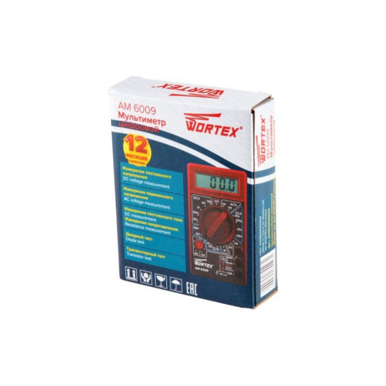 Мультиметр цифровой WORTEX AM 6009 Мультиметр цифровой WORTEX AM 6009