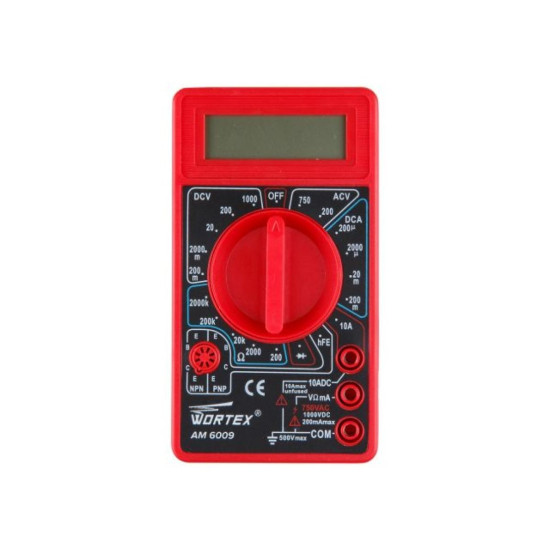Мультиметр цифровой WORTEX AM 6009 Мультиметр цифровой WORTEX AM 6009