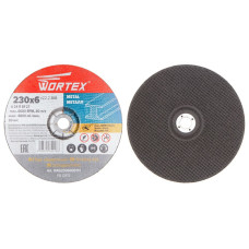 Круг обдирочный 230х6x22.2 мм для металла WORTEX