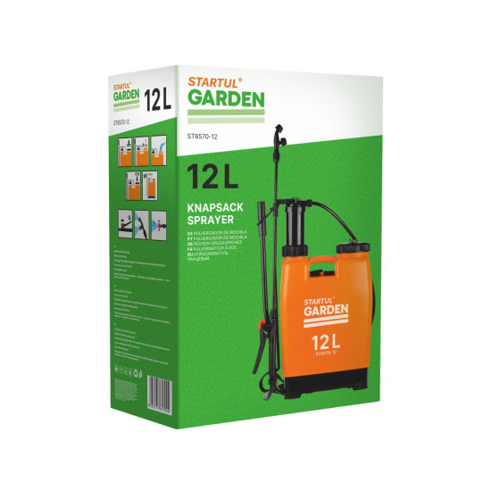 Опрыскиватель ранцевый 12л STARTUL GARDEN (ST6570-12) Опрыскиватель ранцевый 12л STARTUL GARDEN (ST6570-12)
