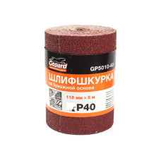 Шлифшкурка 115ммх5м Р240 бум.осн. GEPARD (GP5010-240)