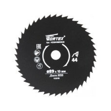 Диск пильный по металлу 89x10 мм 44 зуб. HS S044 M WORTEX для HS 2865