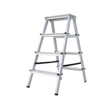 Лестница-стремянка алюм. двухсторонняя 94 см 4 ступ. 3,2кг PRO STARTUL (ST9941-04)
