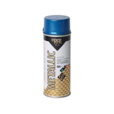 Лак на акриловой основе синий INRAL METALLIC SPRAY 400мл
