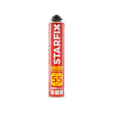 Пена монтажная профессиональная всесезонная STARFIX Gunfoam (730мл)