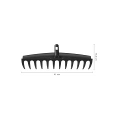 Грабли универсальные Solid без черенка FISKARS