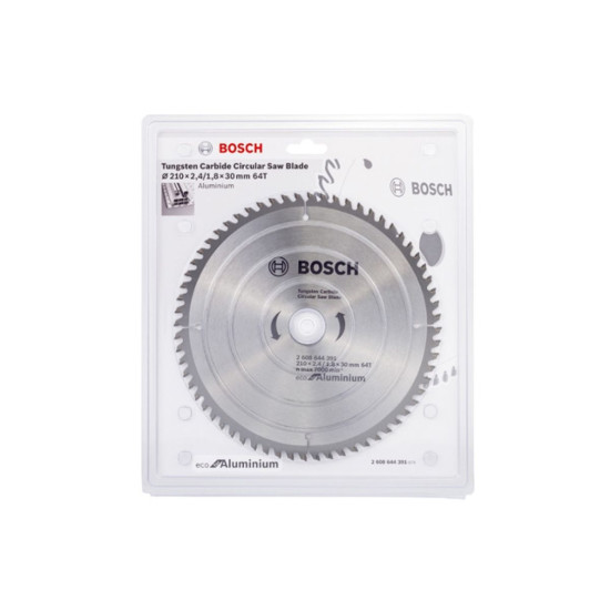 Диск пильный 210х30 мм 64 зуб. универсальный ECO ALUMINIUM BOSCH Диск пильный 210х30 мм 64 зуб. универсальный ECO ALUMINIUM BOSCH