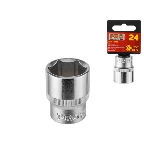 Головка 1/2" 22мм 6гр. PRO STARTUL (PRO-52022) Головка 1/2" 22мм 6гр. PRO STARTUL (PRO-52022)