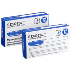 Маркер промышл. перманентный фетровый синий STARTUL PROFI (ST4350-02)