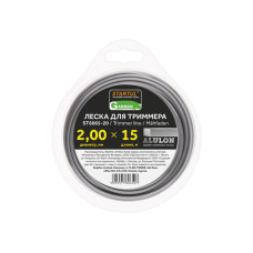 Леска ф 2.0 мм х 15 м квадратн. сеч. ALULON STARTUL GARDEN