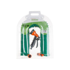 Шланг витой 15м + поливочный набор STARTUL GARDEN (ST6015-03)