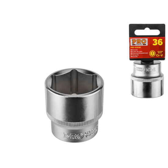 Головка 1/2" 32мм 6гр. PRO STARTUL (PRO-52032) Головка 1/2" 32мм 6гр. PRO STARTUL (PRO-52032)