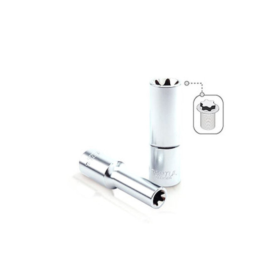 Головка 1/2" E18 6гр. глубокая TOPTUL Головка 1/2" E18 6гр. глубокая TOPTUL