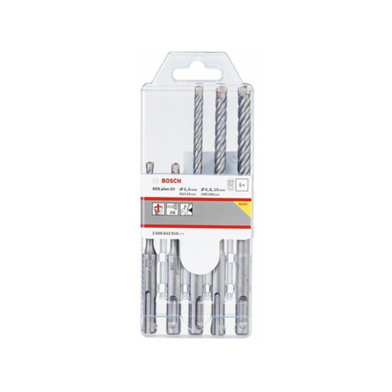 Набор сверл SDS+ BOSCH 5X 5 шт. 5-10 мм Набор сверл SDS+ BOSCH 5X 5 шт. 5-10 мм