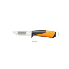 Нож для тяжелых работ с точилкой FISKARS