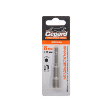 Насадка шестигранная магнитная  8х65мм GEPARD (GP3202-65)