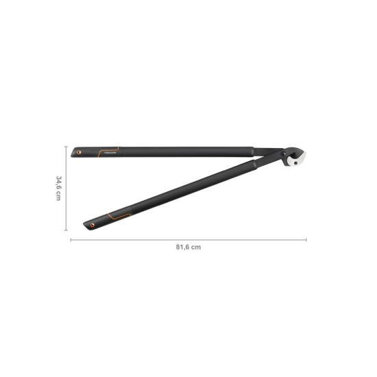 Сучкорез контактный L39 FISKARS SingleStep c загнутыми лезвиями большой Сучкорез контактный L39 FISKARS SingleStep c загнутыми лезвиями большой