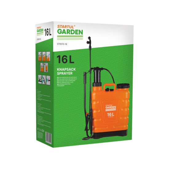 Опрыскиватель ранцевый 16л STARTUL GARDEN (ST6570-16) Опрыскиватель ранцевый 16л STARTUL GARDEN (ST6570-16)
