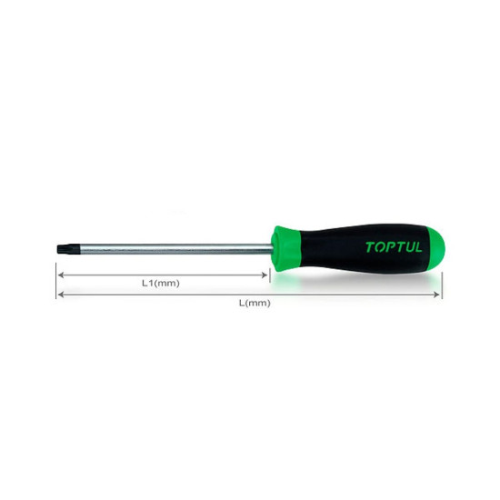 Отвертка TORX T27x100мм TOPTUL Отвертка TORX T27x100мм TOPTUL