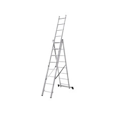 Лестница алюм. 3-х секц. 202/475/215см 3х8 ступ., 9,2кг PRO STARTUL (ST9944-08)