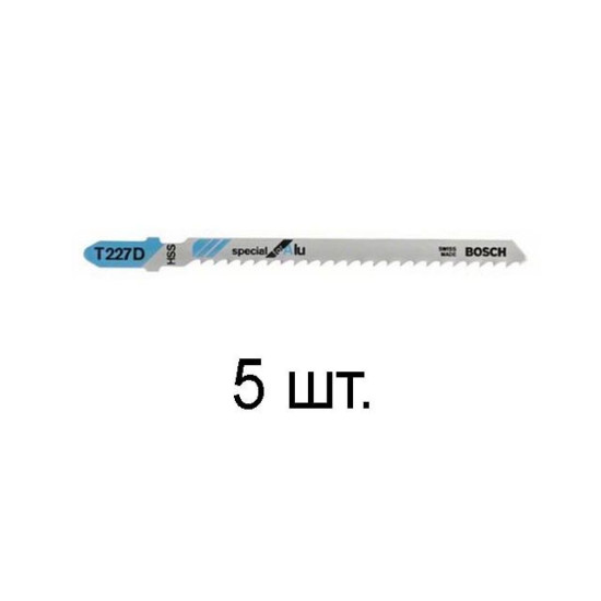 Пилка лобз. по алюминию T227D (5 шт.) BOSCH Пилка лобз. по алюминию T227D (5 шт.) BOSCH