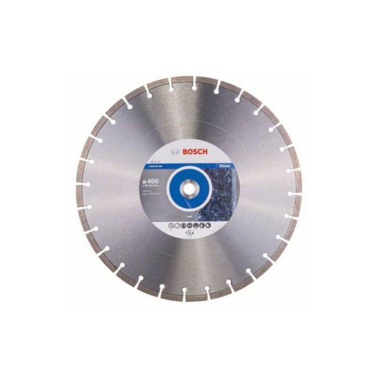 Алмазный круг 400х20/25.4 мм по камню сегмент. STANDARD FOR STONE BOSCH Алмазный круг 400х20/25.4 мм по камню сегмент. STANDARD FOR STONE BOSCH