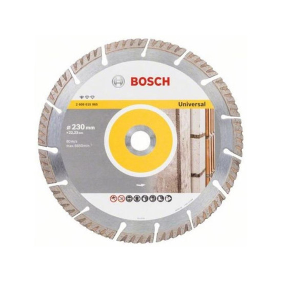 Алмазный круг 230х22.2 мм универс. сегмент. Turbo STANDARD FOR UNIVERSAL BOSCH Алмазный круг 230х22.2 мм универс. сегмент. Turbo STANDARD FOR UNIVERSAL BOSCH